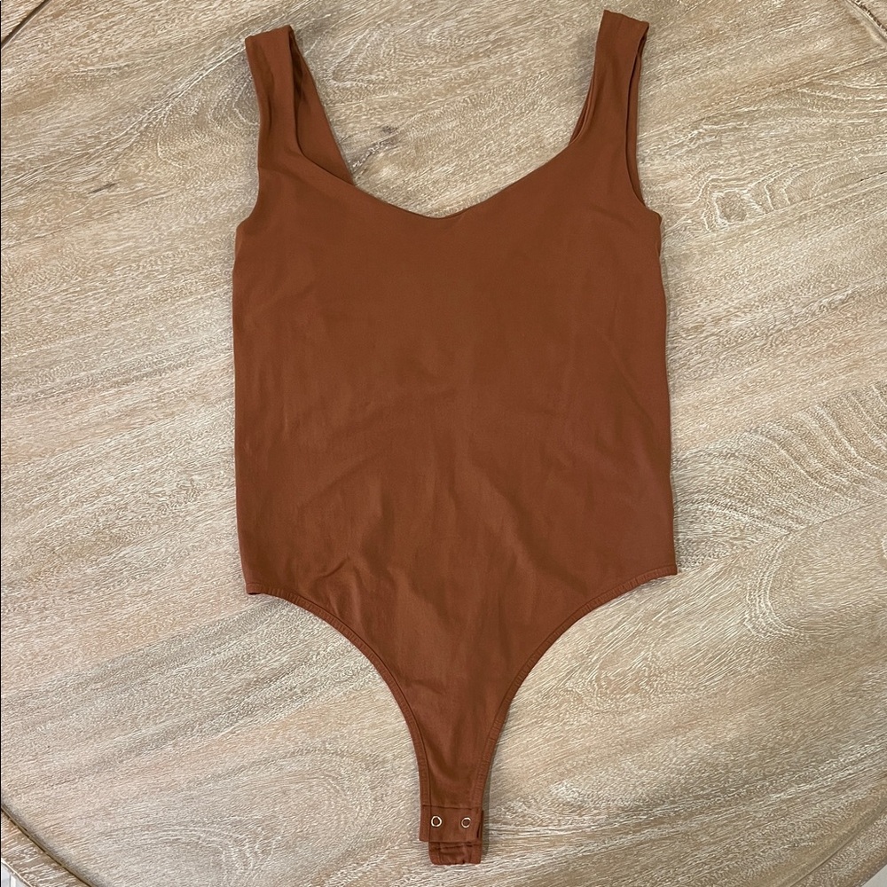 Free People Brown Bodysuit